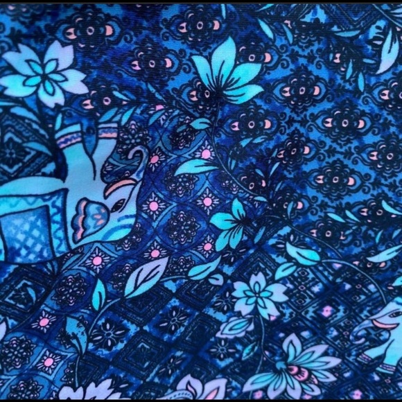 Xhilaration Boho Halter Braided Blue Tankini - Picture 4 of 9